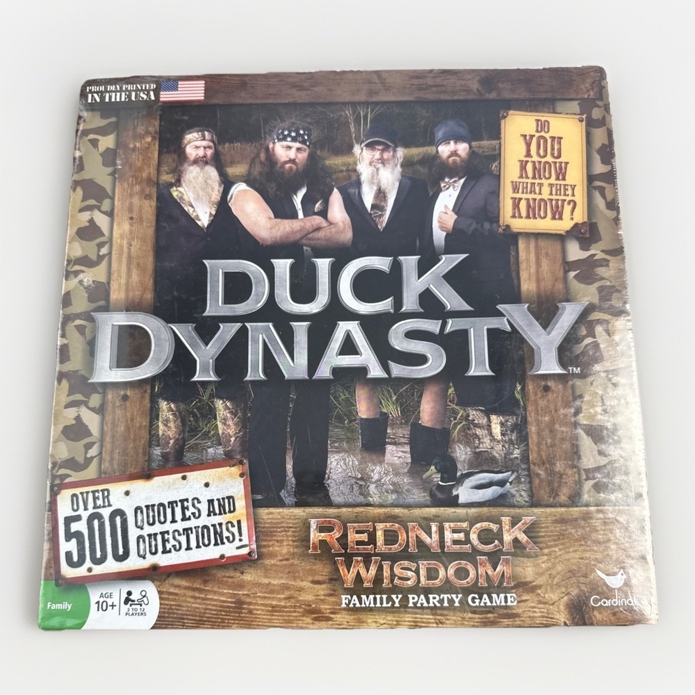 Duck Dynasty Redneck Wisdom Family Party Game Cardinal 80301 New Sealed